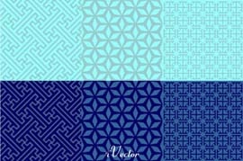 پترن زمینه آبی blue vector pattern