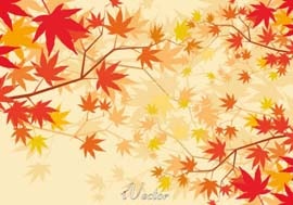 وکتور برگ های پاییزی Autumn Free Vector Art
