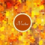 وکتور پاییزی طرح دیجیتال autumn background vector