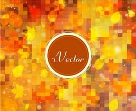 وکتور پاییزی طرح دیجیتال autumn background vector