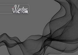 وکتور موج مشکی با زمینه خاکستری black wave vector background