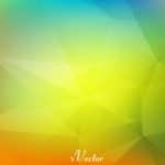 وکتور چندضلعی زمینه رنگارنگ colorful polygon vector background