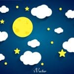 وکتور کارتونی طرح شب beautiful pictures of the night sky