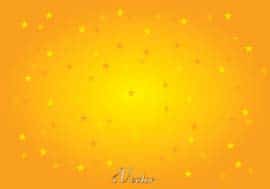 وکتور طرح ستاره زمینه زرد نارنجی star vector with orange and yellow background