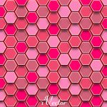 وکتور لانه زنبوری صورتی pink vector background