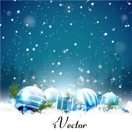 وکتور طرح هدیه زمستان Gift Winter Vector